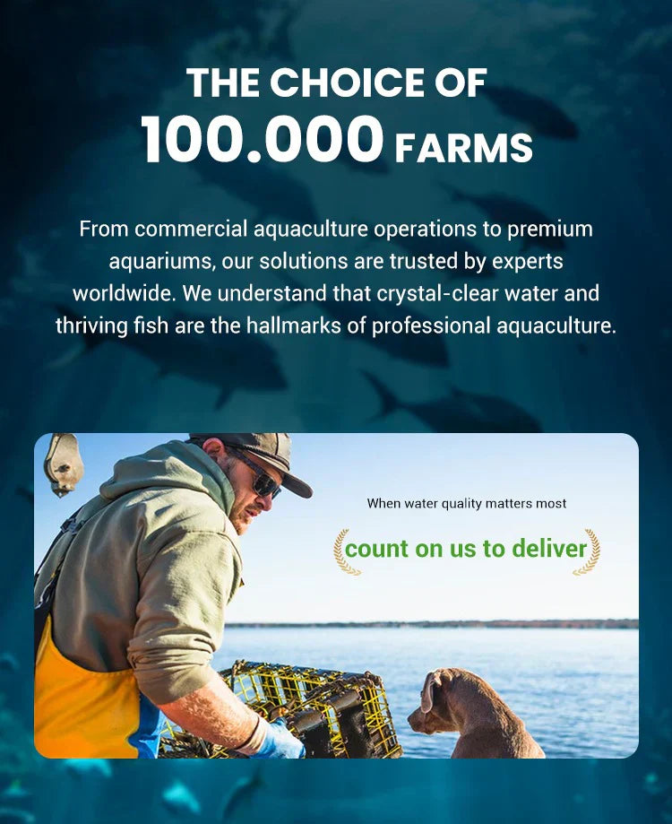 Premium Pond Care Powder | Water Clarifier & Algae Control 🐟